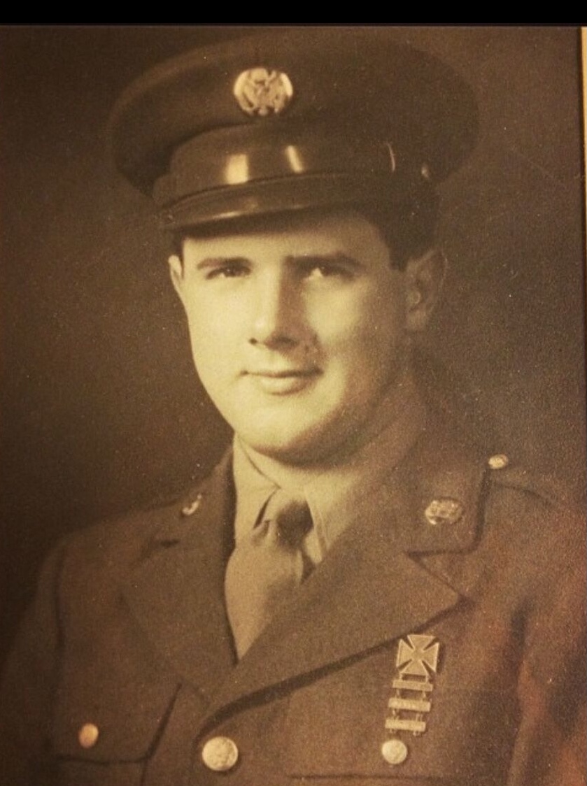 Carroll Richard 'Dick' Hann in U.S. Army uniform during World War II