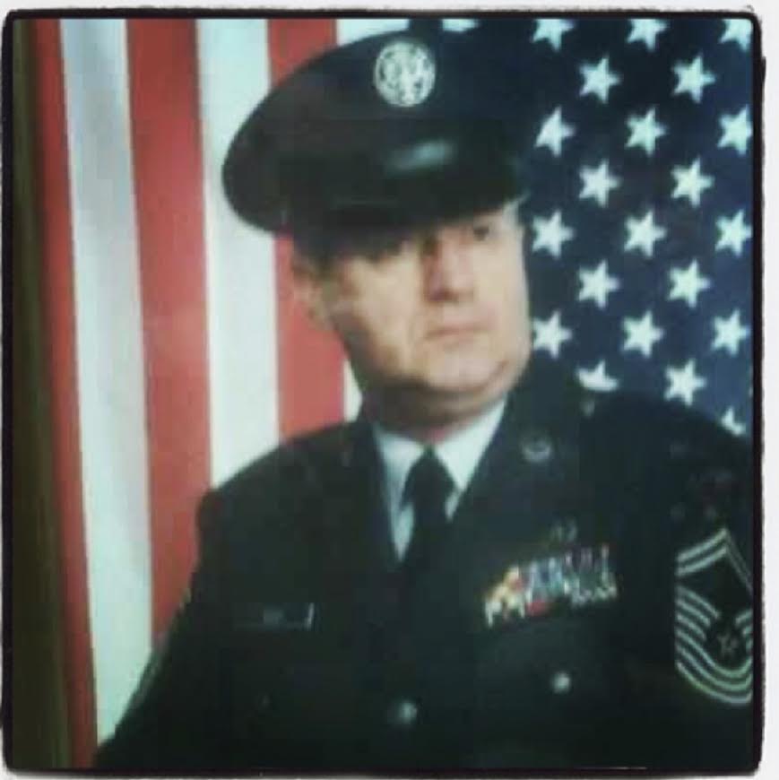 Chief Master Sergeant Robert Scott Scotty Miner in his United States Air Force dress uniform