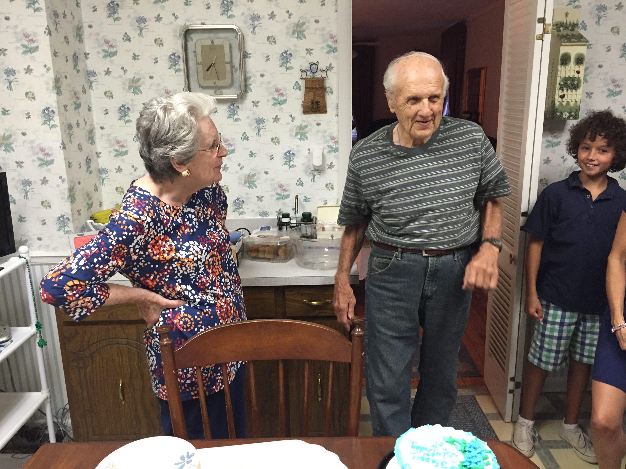 Maureen Hann on her 83rd birthday in 2015